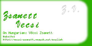 zsanett vecsi business card